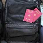 Compact lightweight carry-on suitcase with ergonomic handle, ideal for airline travel and business trips
