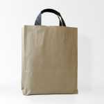Various eco-friendly alternatives to plastic bags including reusable cloth bags, cardboard boxes, and sustainable shopping op