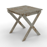 Portable folding stool compact design perfect for travelers camping and outdoor activities