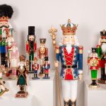 Timstor Christmas decoration supplier display with festive ornaments and seasonal retail decoration solutions
